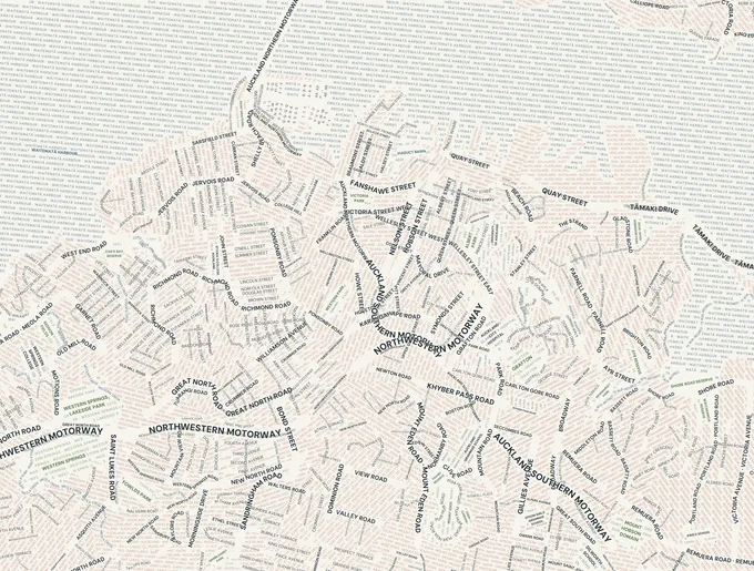 Typographic Atlas artwork example